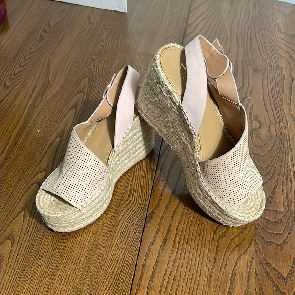 Women's Pink Wedge Sandals